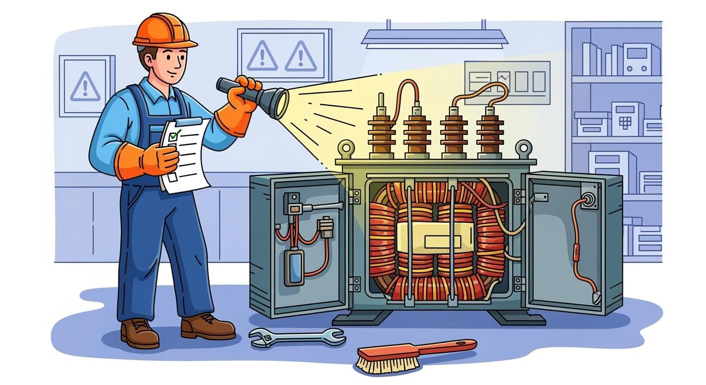 Passaggi essenziali per la manutenzione dei trasformatori di tipo a secco