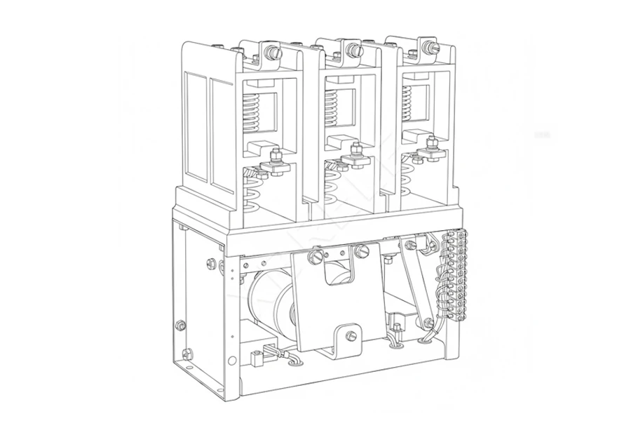 مكان مخصص للرسومات الخطية لسلسلة موصلات الفراغ ذات الجهد المتوسط XBRELE CKG