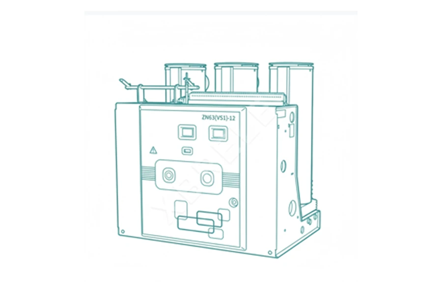 XBRELE வழங்கும் VS1 உள்ளக வெற்றிட மின்சுற்று முறிப்பான் கோட்டு வரைபடம்