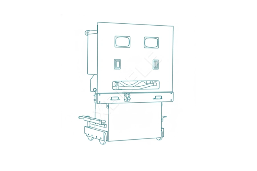 XBRELE வழங்கும் ZN85 40.5kV உள்ளக வெற்றிட சுற்று முறிப்பான் கோட்டு வரைபடம்