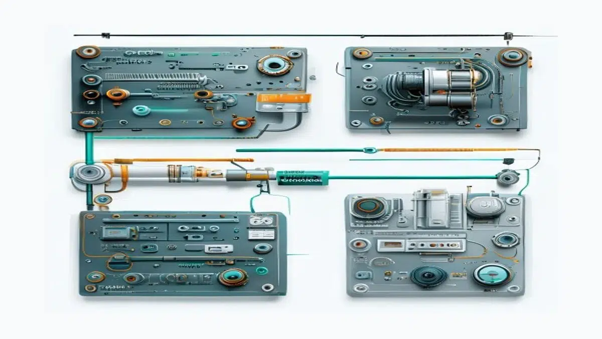 Step-by-step diagram of cleaning, abrading, compounding, and torquing a busbar joint