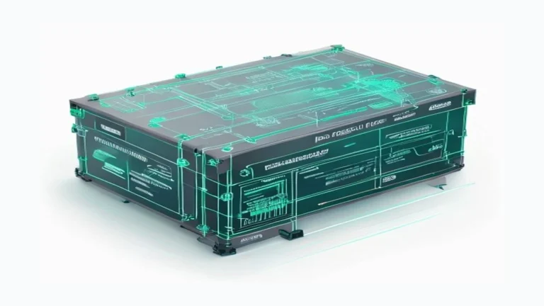 Technical illustration of an epoxy contact box with callouts for partial discharge limits, dimensional tolerances, and surface defect inspection zones
