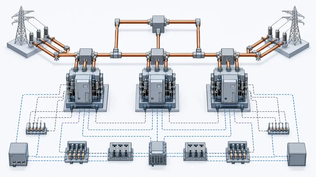 XBRELE Bus Transfer Schemes with VCBs: Interlock Logic and Sequence Validation - engineering anatomy