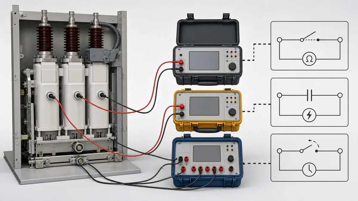 XBRELE Commissioning Script for New VCB Cubicles: Step-by-Step SAT Workflow - test measurement