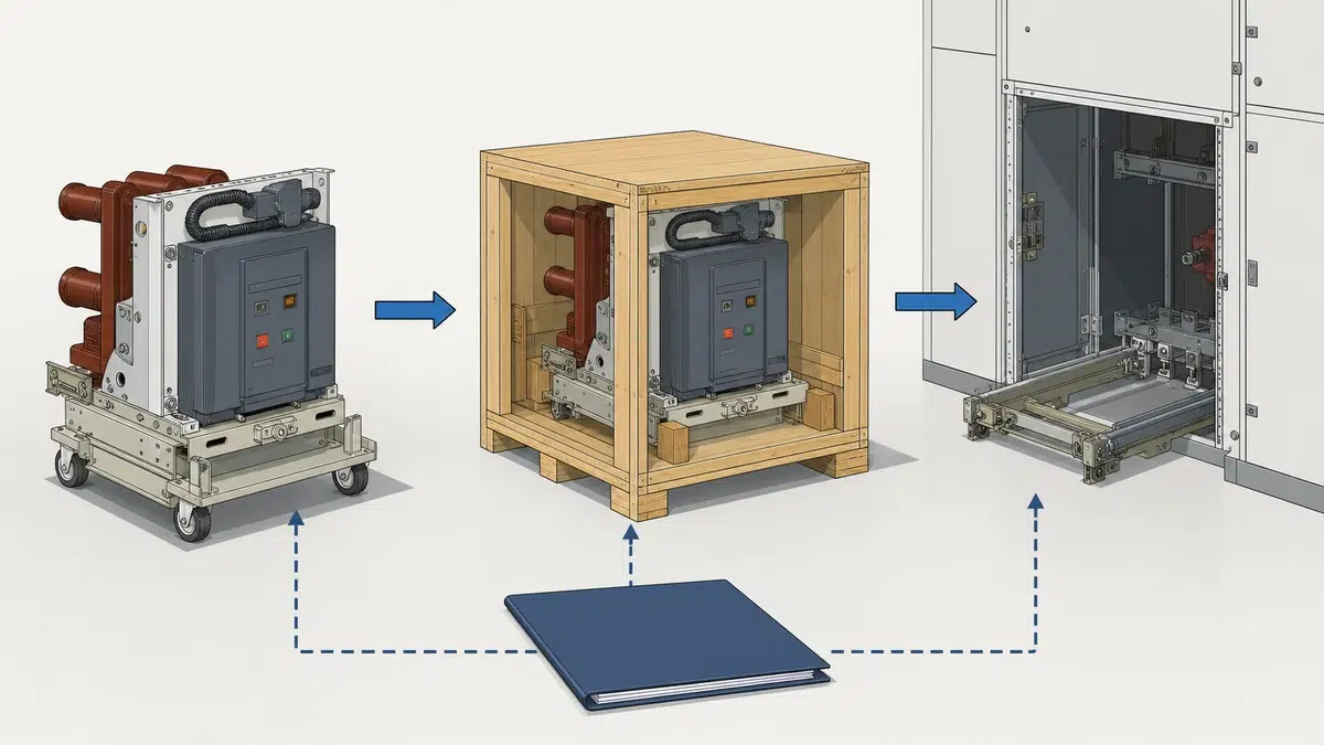 XBRELE Commissioning Script for New VCB Cubicles: Step-by-Step SAT Workflow - supply handover