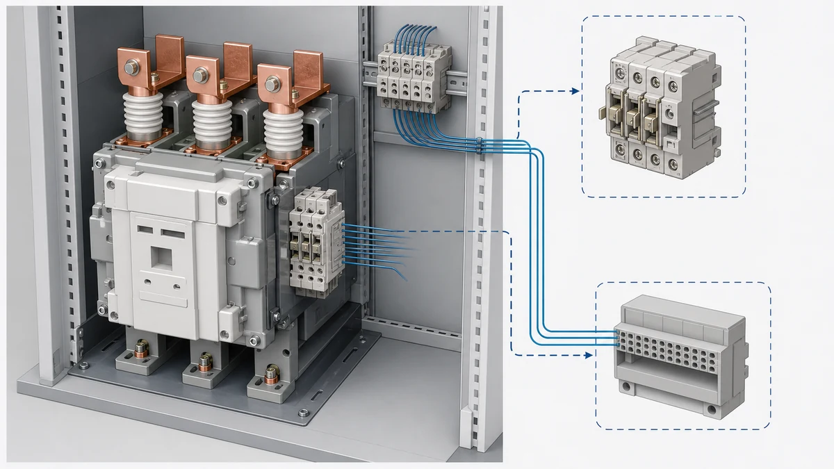 XBRELE Vacuum Contactor Auxiliary Contact Wetting Current and PLC Input Reliability - product environment