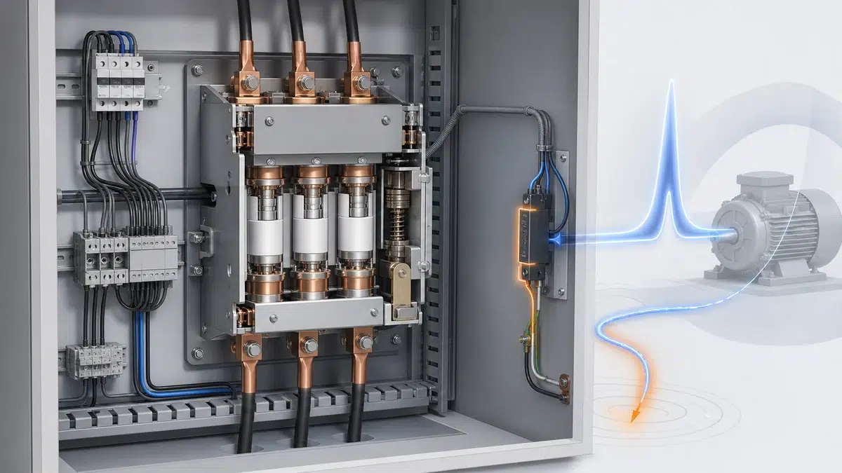 XBRELE Vacuum Contactor Coil Suppression: DC Flyback and AC Surge Protection - product environment