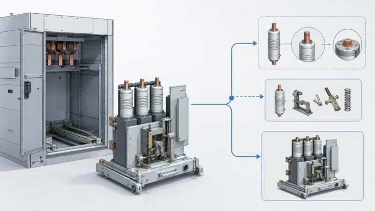 XBRELE VCB Arc Chute and Vacuum Bottle Replacement Decision Matrix - product environment