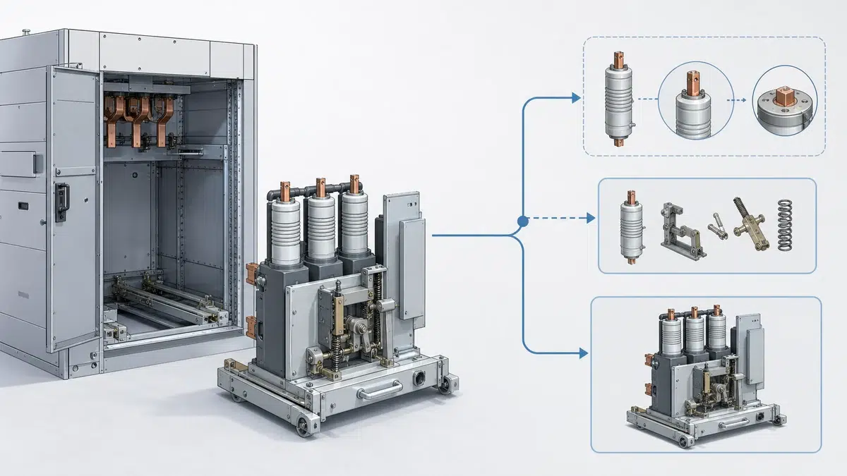 XBRELE VCB Arc Chute and Vacuum Bottle Replacement Decision Matrix - product environment