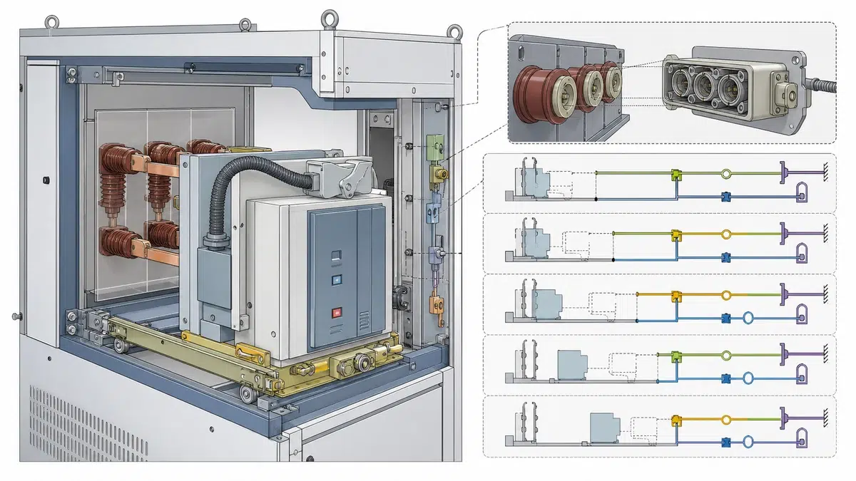 XBRELE VCB Auxiliary Contact Allocation for SCADA and Protection Relays - application context