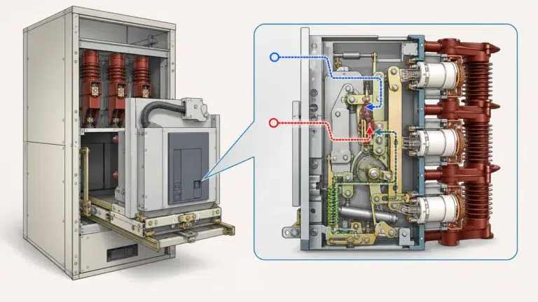 XBRELE VCB Mechanical Trip-Free Test: Sequence Blocking Conditions and Acceptance Evidence - product environment