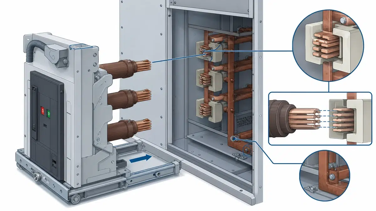 XBRELE VCB Primary Disconnect Finger Inspection: Alignment Lubrication and Thermal Evidence - product environment
