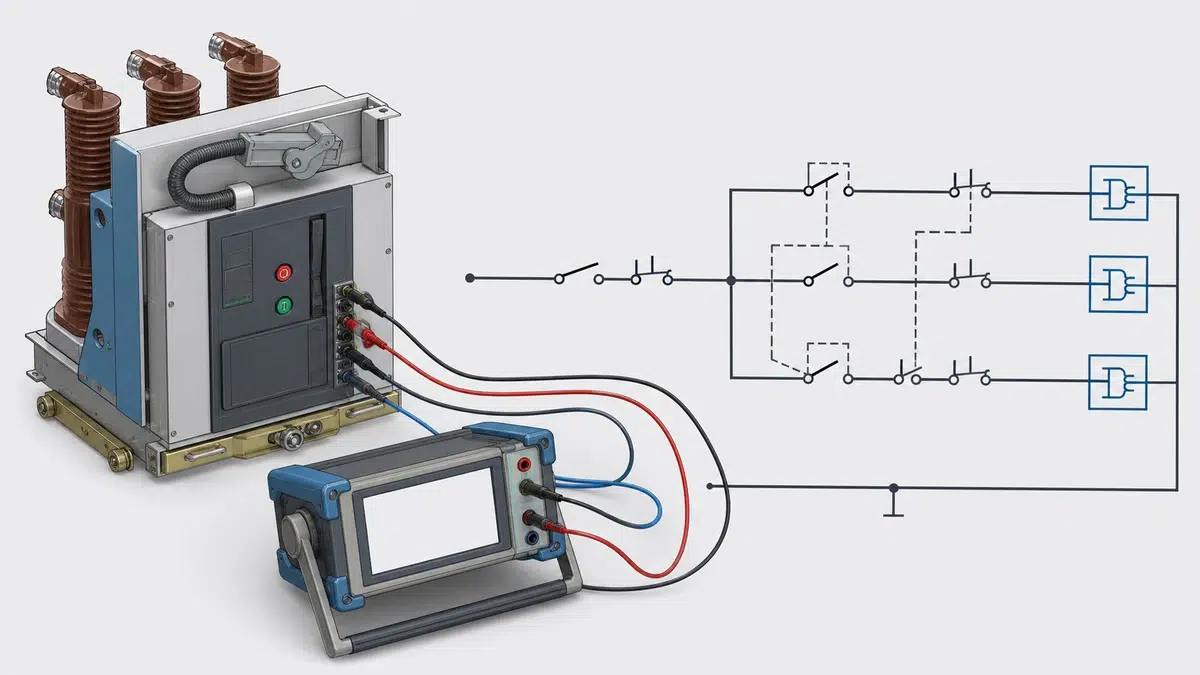 XBRELE VCB RFQ Data Sheet: Mandatory Control-Circuit and Interlocking Fields - test measurement